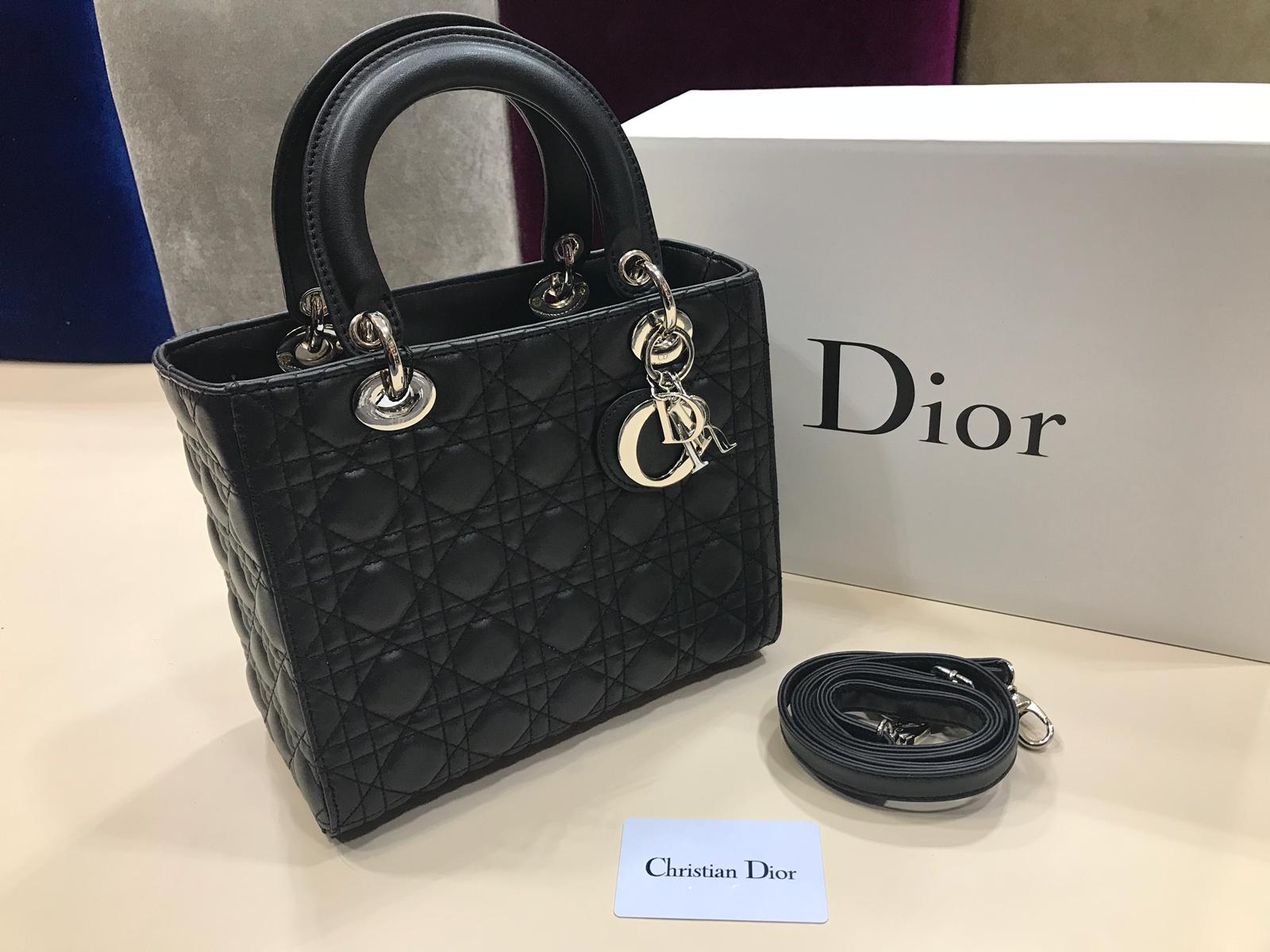 Lady Dior Medium · Black