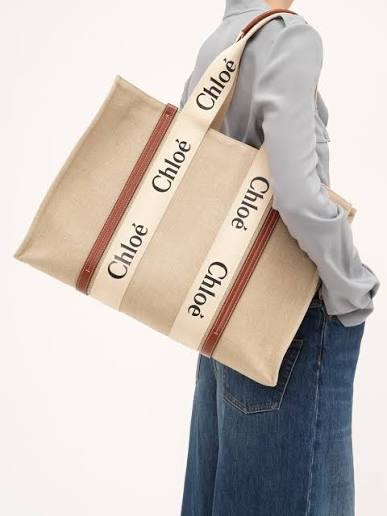 Chloé Woody Tote · Beige