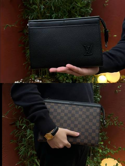 Louis Vuitton Pochette Duo · Noir & Damier