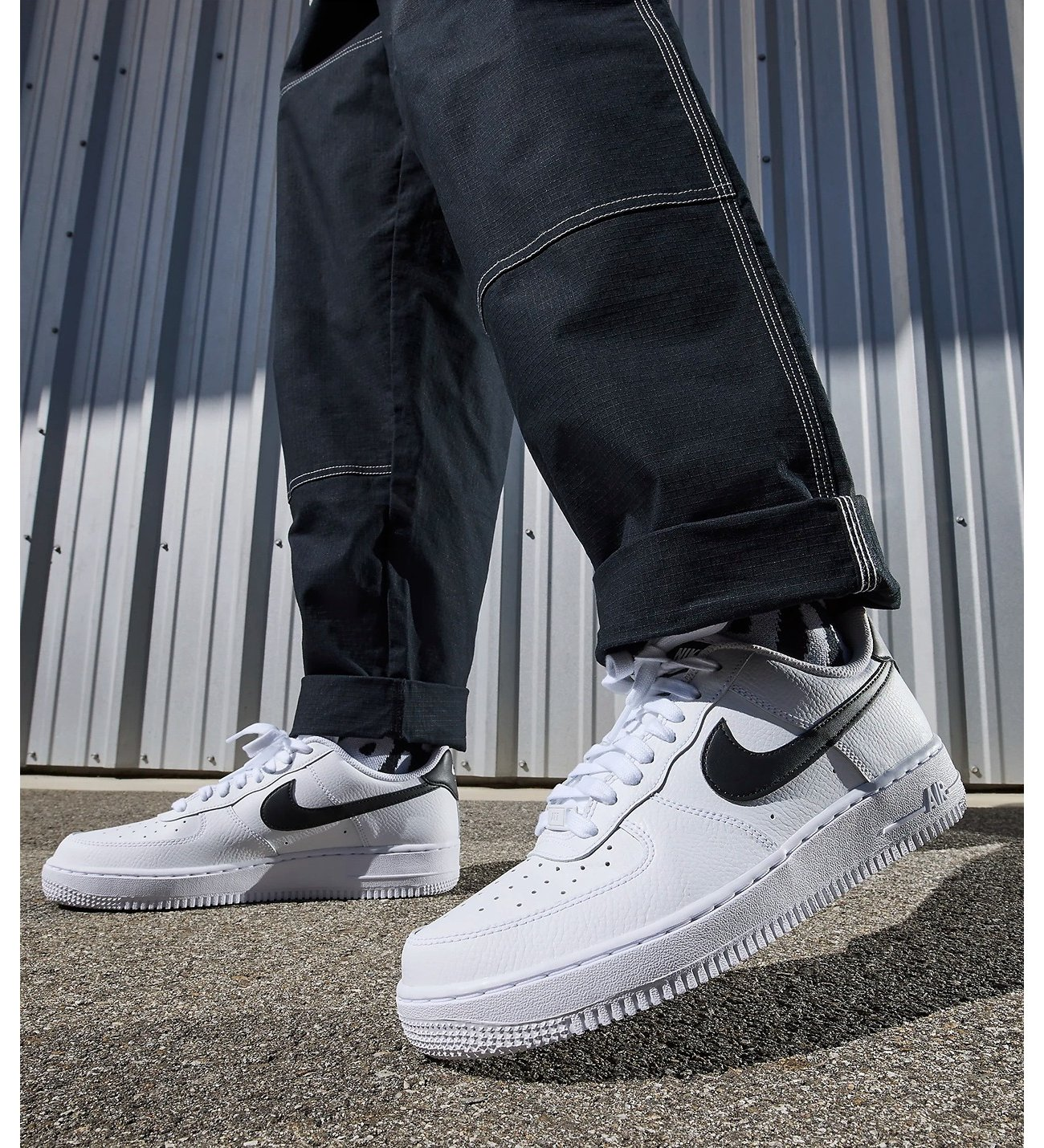 Nike Air Force 1 · White Black Swoosh