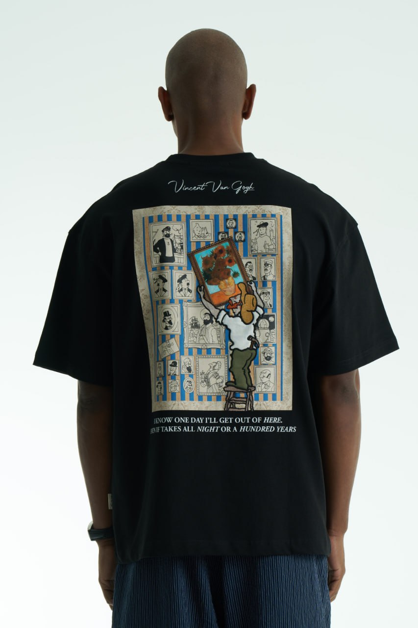 Vincent · Sunflowers Oversize T-Shirt — arka