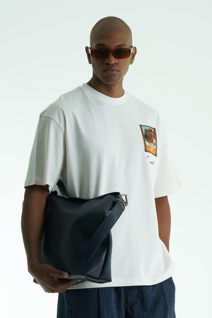 Vincent Van Gogh · Eternity Oversize T-Shirt (Beyaz)