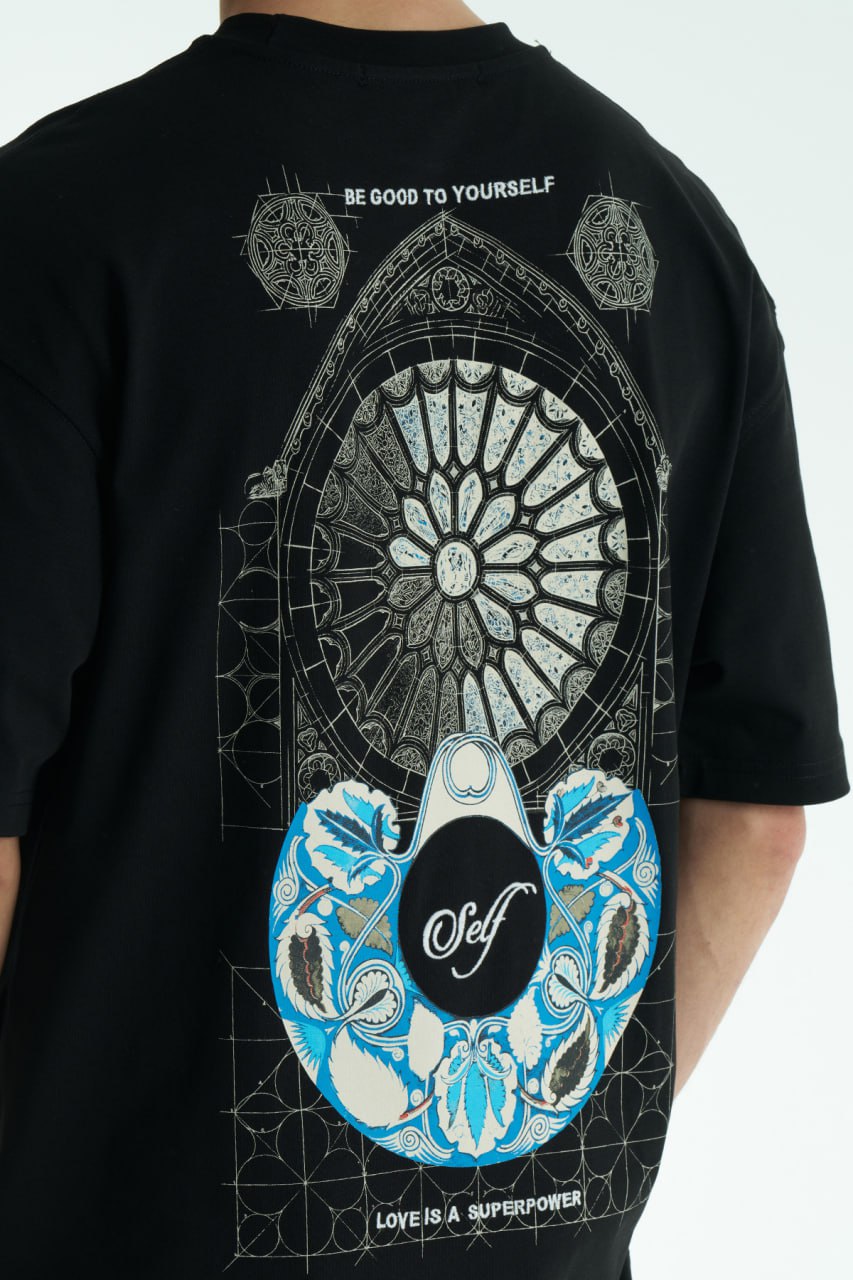Self · Love Is A Superpower Oversize T-Shirt — arka