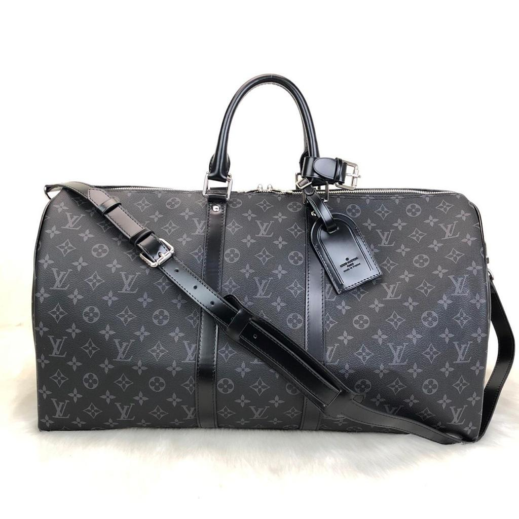 Louis Vuitton Keepall 55 · Monogram Eclipse